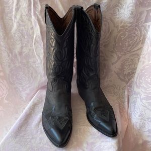 Leather Cowboy Boots